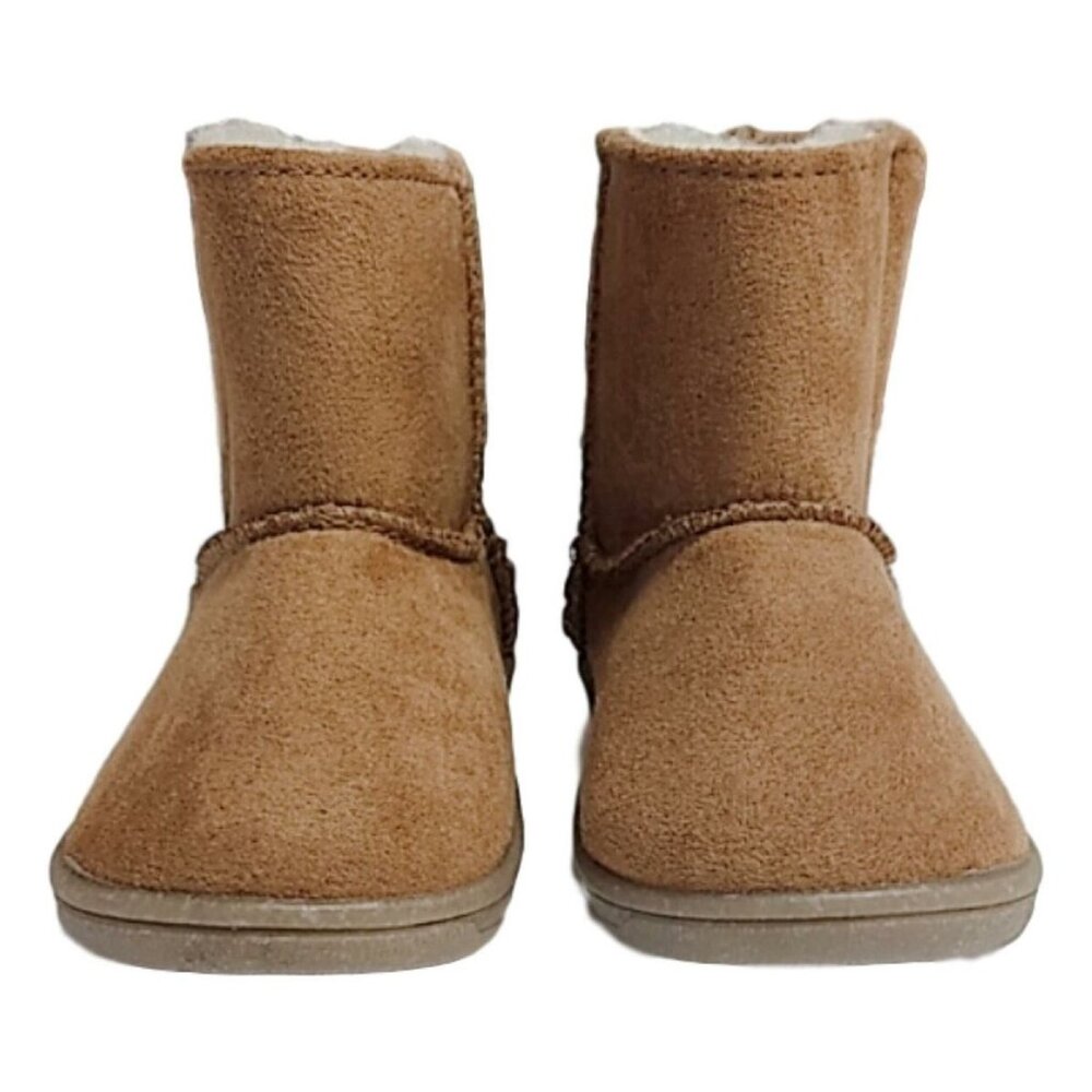 Wonder Nation Faux Shearling Boots (Infant Girls) Size 6 Chestnut - NEW